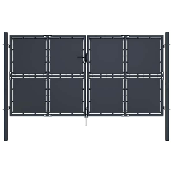 vidaXL aiav&auml;rav, terasest, 300 x 150 cm, antratsiithall