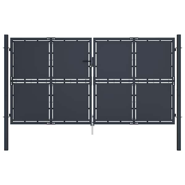 vidaXL aiav&auml;rav, terasest, 300 x 175 cm, antratsiithall
