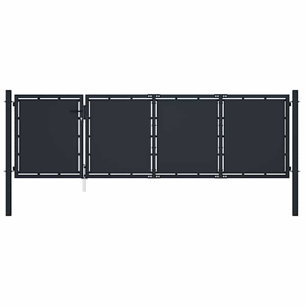 vidaXL aiav&auml;rav, terasest, 350 x 75 cm, antratsiithall