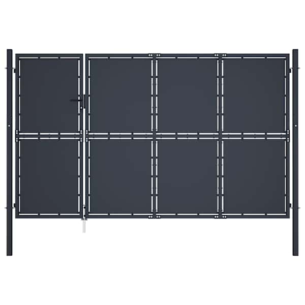 vidaXL aiav&auml;rav, terasest, 350 x 200 cm, antratsiithall
