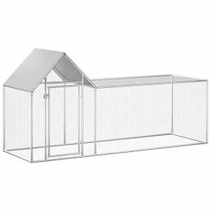 Klec pro kuřata 3 x 1 x 1,5 m pozinkovaná ocel - obrázek 2