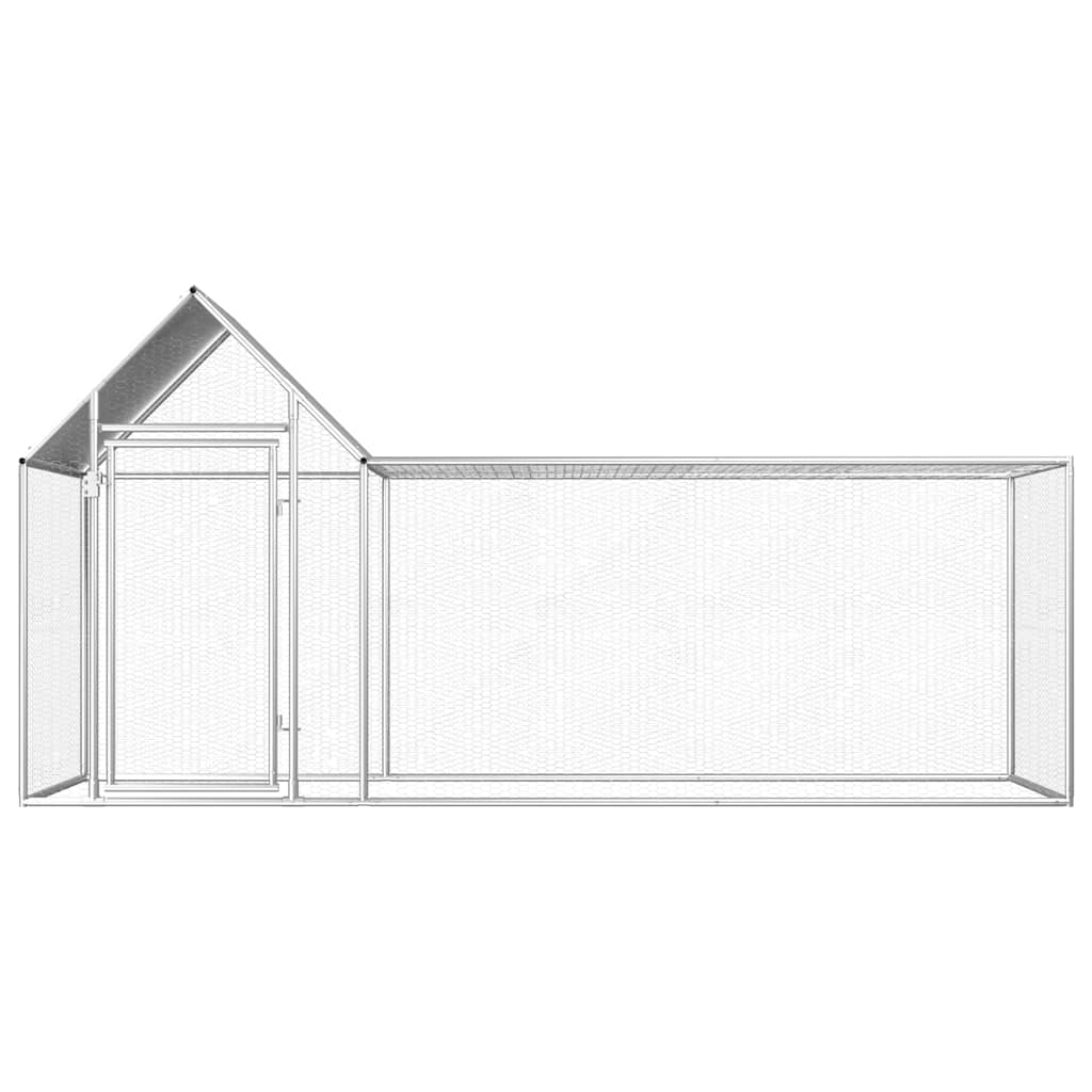 

vidaXL Kippenren 3x1x1,5 m gegalvaniseerd staal