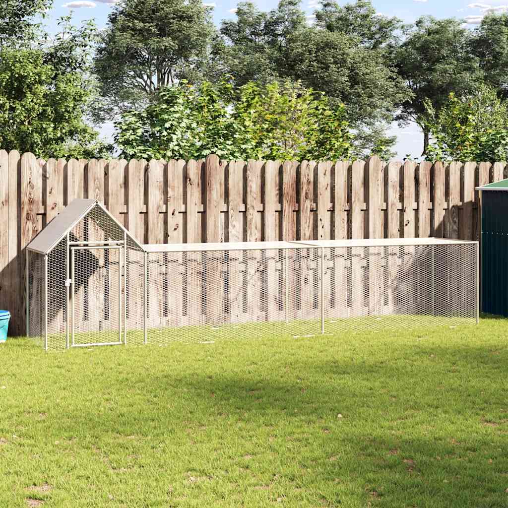 Voljeras viščiukams, 5x1x1,5 m, galvanizuotas plienas