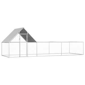 Klec pro kuřata 6 x 2 x 2 m pozinkovaná ocel - obrázek 1