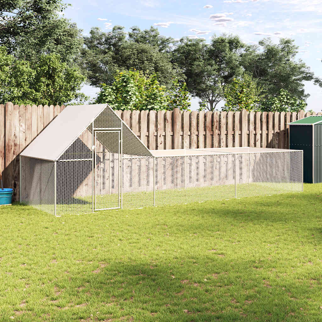 Voljeras viščiukams, 6x2x2m, galvanizuotas plienas