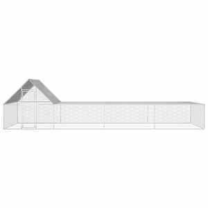Klec pro kuřata 8 x 2 x 2 m pozinkovaná ocel - obrázek 4