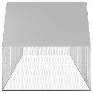 Klec pro kuřata 8 x 2 x 2 m pozinkovaná ocel - obrázek 5