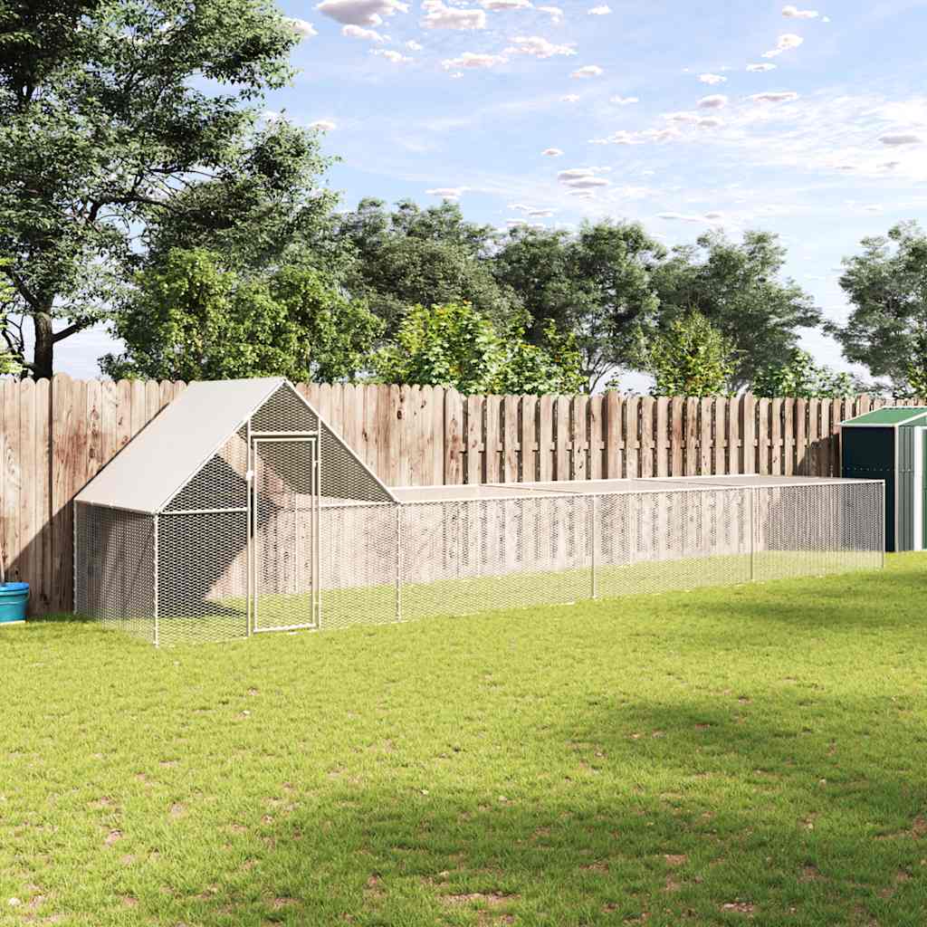 Voljeras viščiukams, 8x2x2m, galvanizuotas plienas