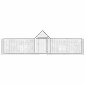 Klec pro kuřata 5 x 1 x 1,5 m pozinkovaná ocel - obrázek 3