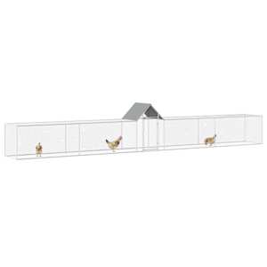 Klec pro kuřata 9 x 1 x 1,5 m pozinkovaná ocel - obrázek 6