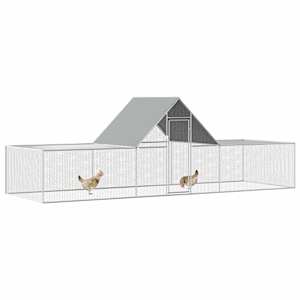 Klec pro kuřata 6 x 2 x 2 m pozinkovaná ocel - obrázek 6