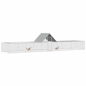 Klec pro kuřata 10 x 2 x 2 m pozinkovaná ocel - obrázek 6