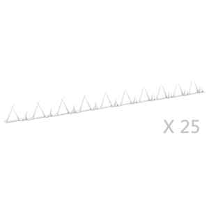 vidaXL seinapiigid 25 tk, teras, 1 m