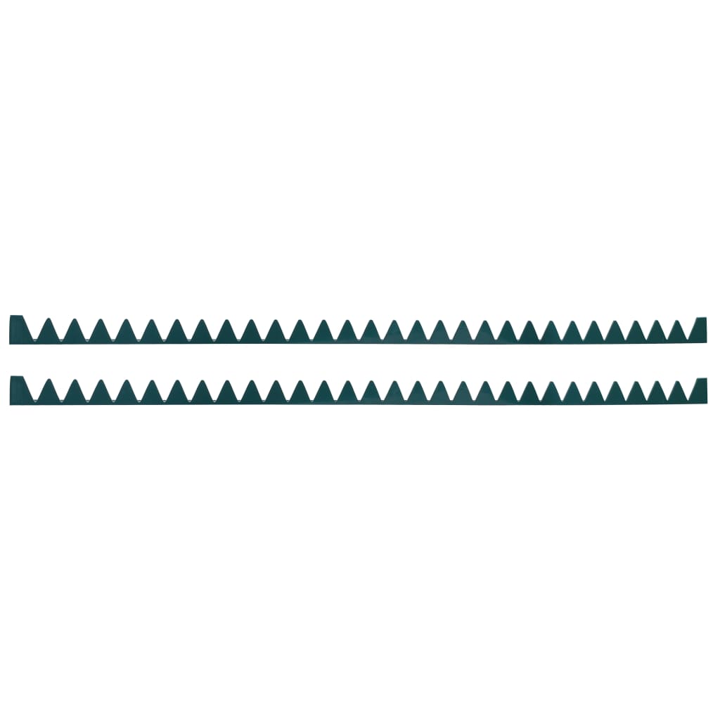 vidaXL Muurspikes 2 st 1 m gegalvaniseerd staal groen vidaXL Muurspikes 2 st 1 m gegalvaniseerd staal groen