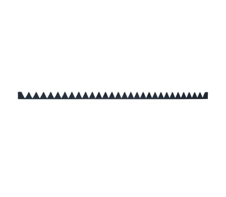 vidaXL Wall Spikes 10 pcs Grey 1 m Galvanised Steel