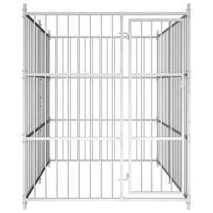 vidaXL Utendørs hundegård 300x150x185 cm