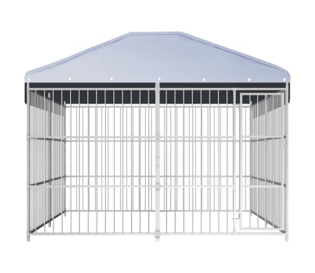 vidaXL Hondenkennel voor buiten met dak 300x300x200 cm