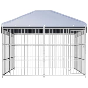 vidaXL katusega koeraaed, 300 x 300 x 200 cm