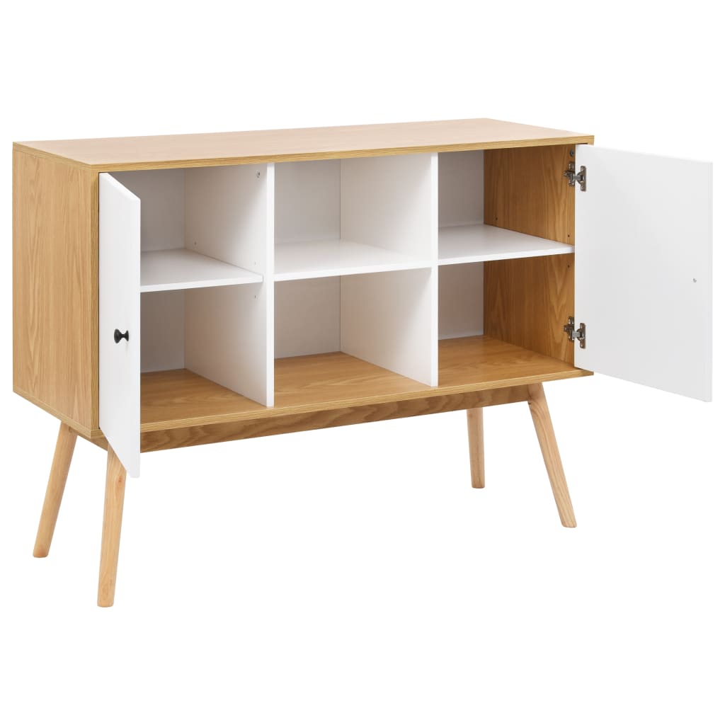 

vidaXL Dressoir 110x40x82 cm MDF wit