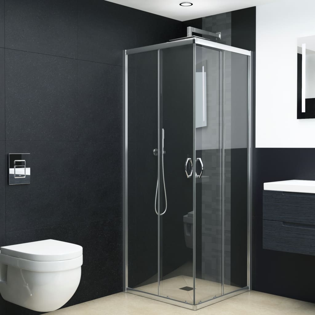 vidaXL Cabine de douche Verre de sécurité 80x70x185 cm