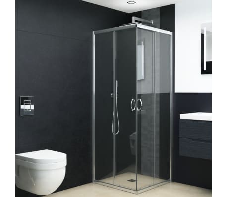 vidaXL Cabine de douche Verre de sécurité 80x70x185 cm