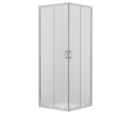 vidaXL Cabine de duche c/ vidro de segurança 80x80x185 cm vidaXL Cabine de duche c/ vidro de segurança 80x80x185 cm