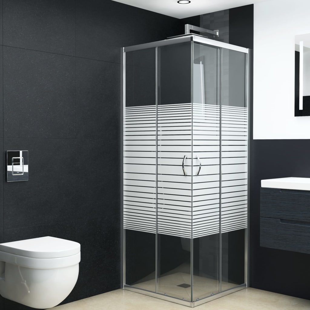 vidaXL Cabine de douche Verre de sécurité 70x70x185 cm