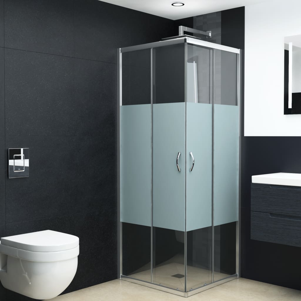 

vidaXL Douchecabine 90x80x180 cm veiligheidsglas