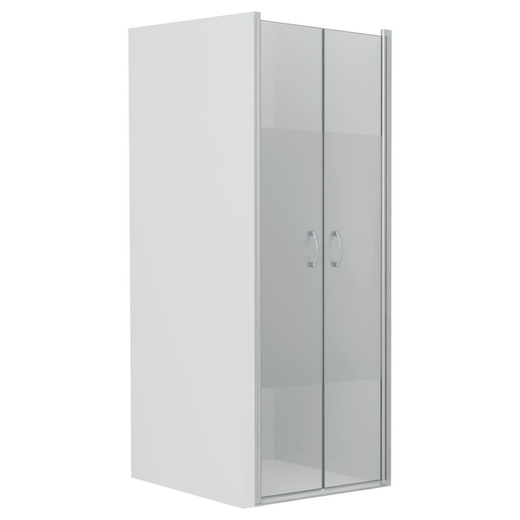 

vidaXL Shower Doors Half Frosted ESG 31.5"x72.8"