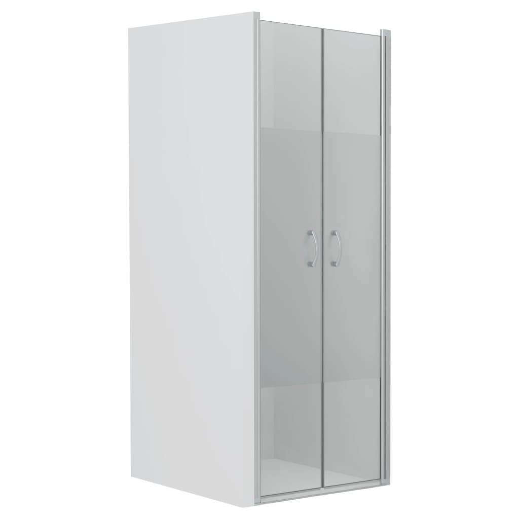 

vidaXL Shower Doors Half Frosted ESG 33.5"x72.8"