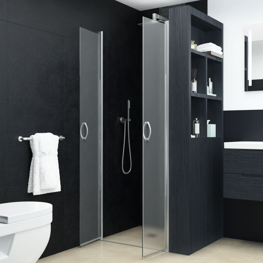 vidaXL Uși cabină de duș, mătuit, 70 x 185 cm, ESG