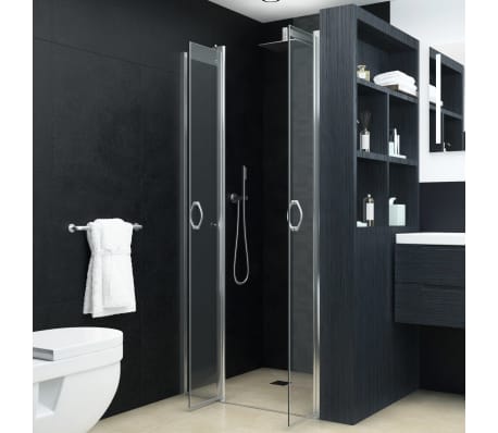 vidaXL Portes de cabine de douche ESG 100x185 cm