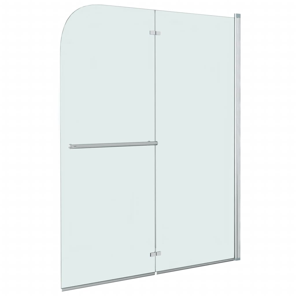 

vidaXL Folding Shower Enclosure 2 Panels ESG 37.4"x55.1"