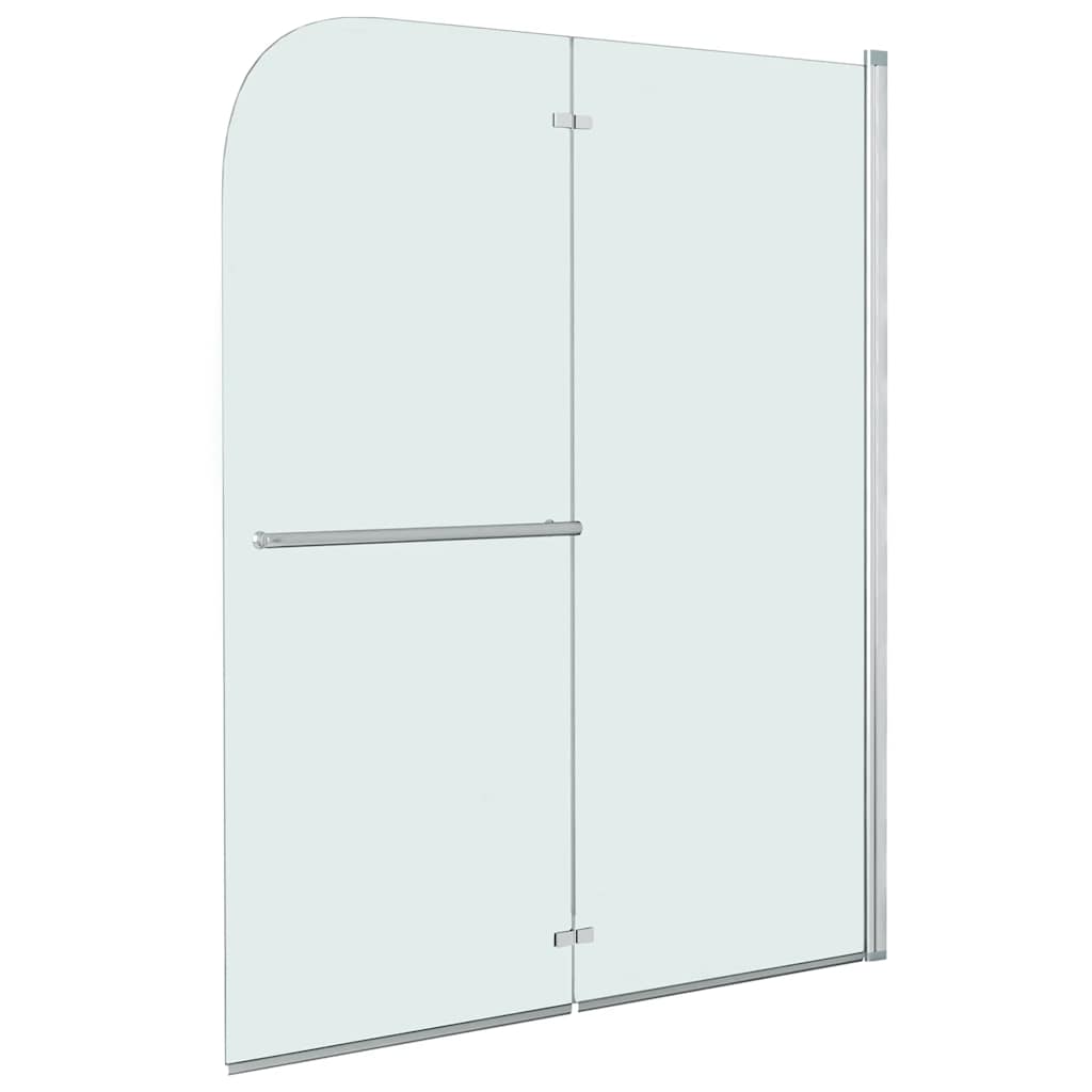 E-shop vidaXL Skladací sprchový kút 2 panely 95x140 cm ESG