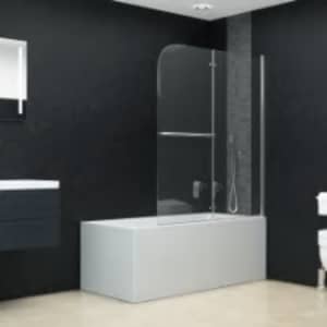 Skládací sprchový kout se 2 panely ESG 95 x 140 cm - obrázek 1