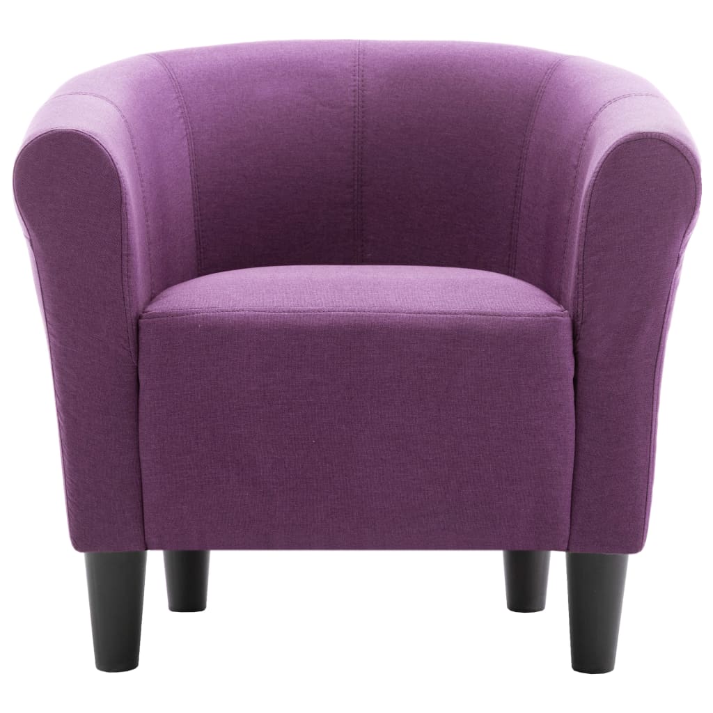 

vidaXL Fauteuil stof paars