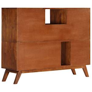 Příborník 115 x 35 x 86 cm masivní akáciové dřevo - obrázek 4