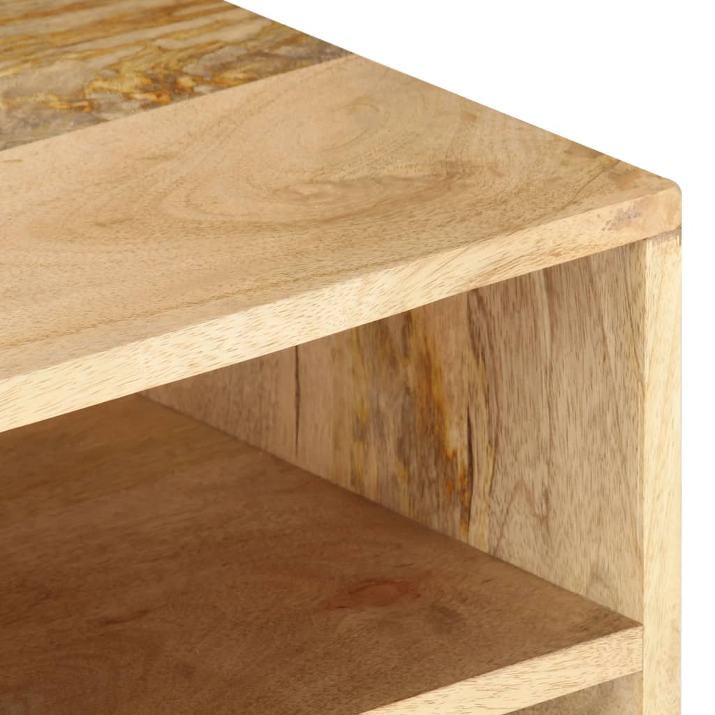 vidaXL TV Cabinet 57.0"x11.8"x16.1" Solid Mango Wood