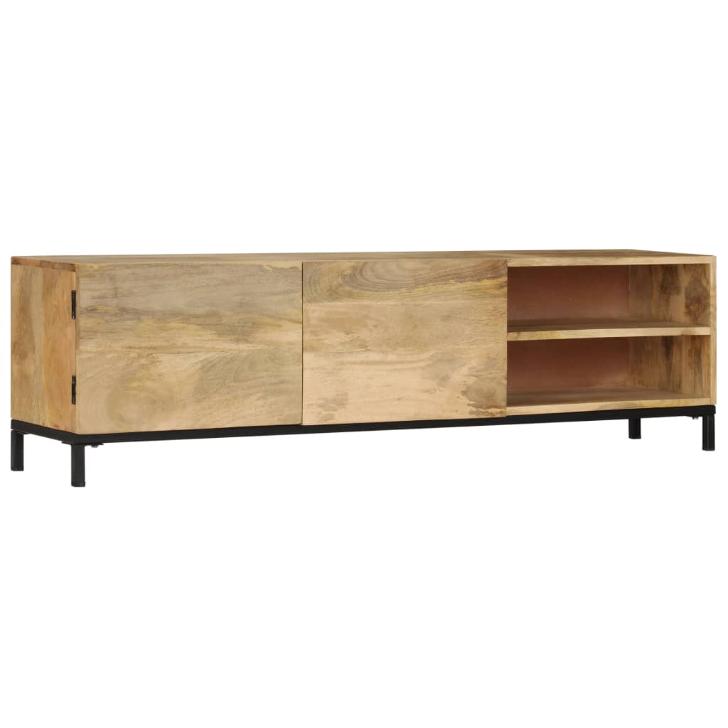 Szafka pod TV, 145x30x41 cm, lite drewno mango