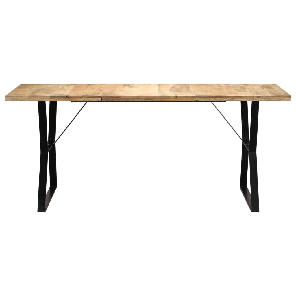 vidaXL Tavolo da Pranzo 180x90x76 cm in Legno Massello di Mango