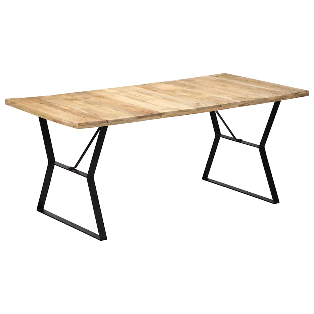 Eettafel 180x90x76 cm massief mangohout image 13