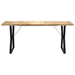 vidaXL Jedilna miza 180x90x76 cm trden mangov les