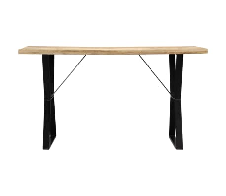 vidaXL t&ouml;m&ouml;r mang&oacute;fa &eacute;tkezőasztal 140 x 80 x 76 cm