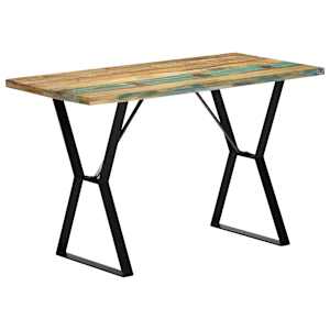 Jídelní stůl 120 x 60 x 76 cm masivní recyklované dřevo - obrázek 11
