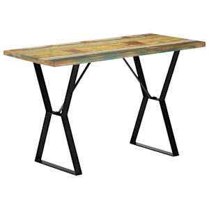 Jídelní stůl 120 x 60 x 76 cm masivní recyklované dřevo - obrázek 12