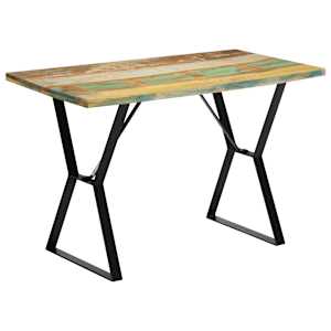 Jídelní stůl 120 x 60 x 76 cm masivní recyklované dřevo - obrázek 10