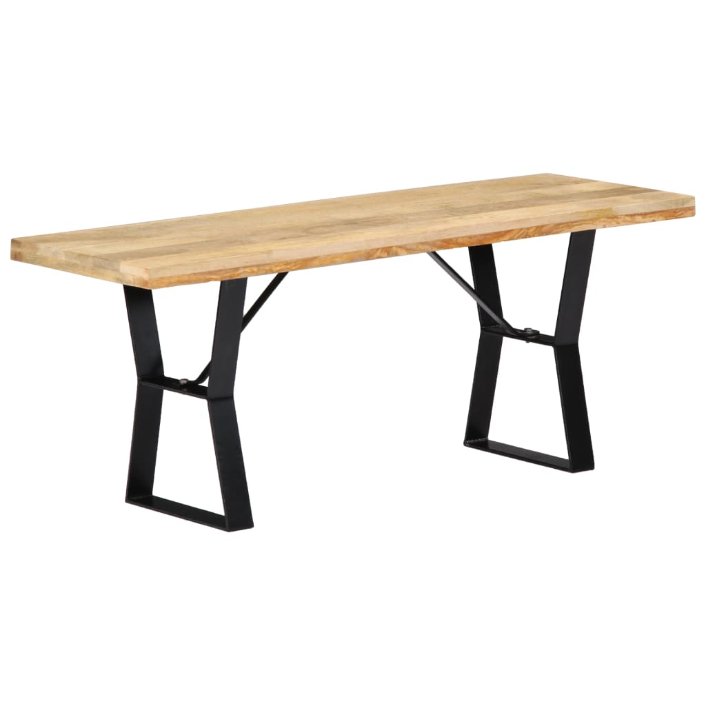 Image of vidaXL Bench 110 cm Solid Mango Wood