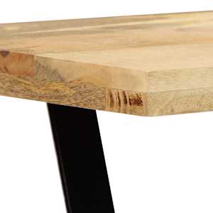 Lavice 110 cm masivní mangovníkové dřevo - obrázek 6