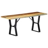 vidaXL Sitzbank 110 cm Recyceltes Massivholz