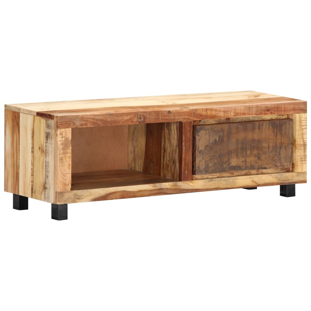 TV stolek 100 x 30 x 33 cm masivní recyklované dřevo - obrázek 14